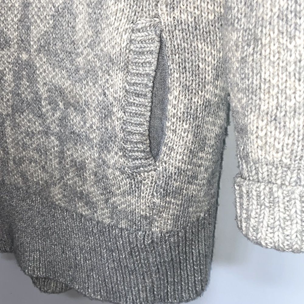 Victoria’s Secret Long Marled Sweater Gray Blue Marled Knit Excellent Sm… - Picture 6 of 7